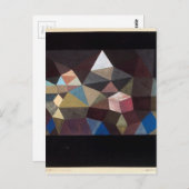 Kristallijn landschap door Paul Klee Briefkaart (Voorkant / Achterkant)