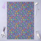 Kristallijn Rivierbed Winter Blauw Tissuepapier (Craft)