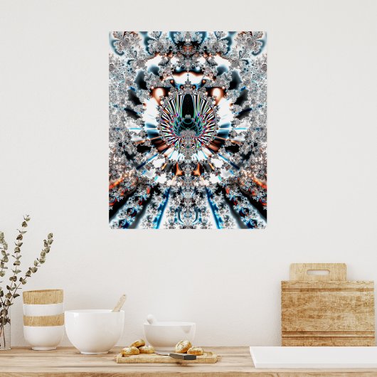 'Kristallijne gateway' Poster (Keuken)