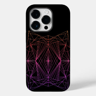 Kristallijne geometrie Duurzame iPhone Case