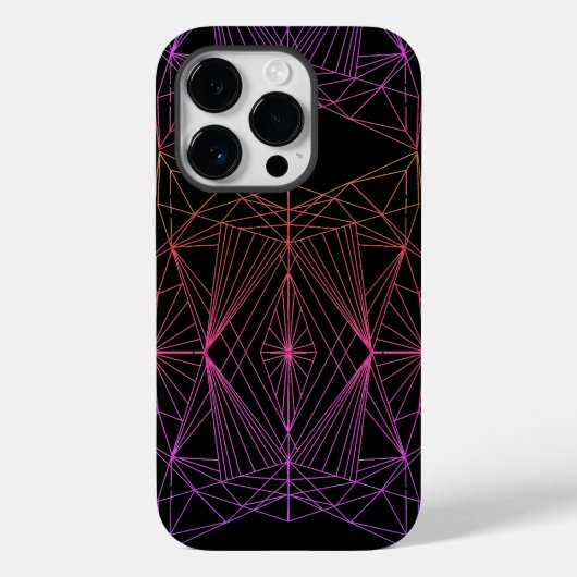 Kristallijne geometrische geïnspireerde iPhone-hoe Case-Mate iPhone Case (Achterkant)
