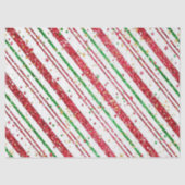 Kristallijne kerststrepen, papier voor losse velle (Voorkant)
