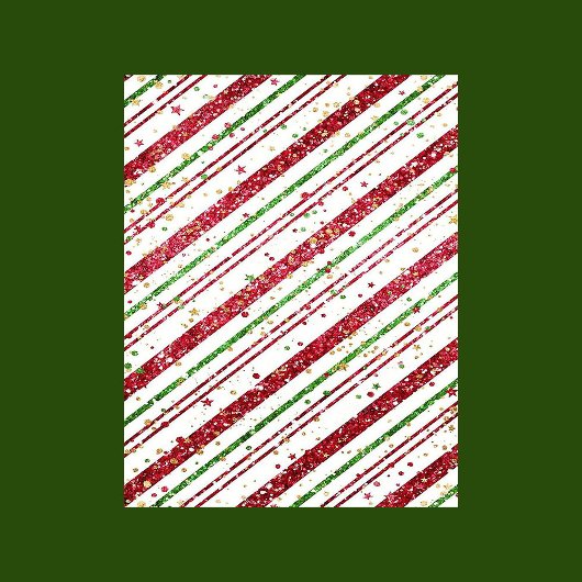 Kristallijne kerststrepen, papier voor losse velle