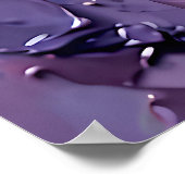 Kristallijne Stilte – Een Paarse Portret Poster (Hoek)