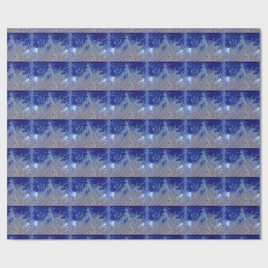 Kristallijne vertakkingen die papier (steen) oppak (Vlak)