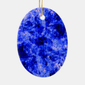 Kristalliseerd door Kenneth Yoncich Keramisch Ornament (Achterkant)