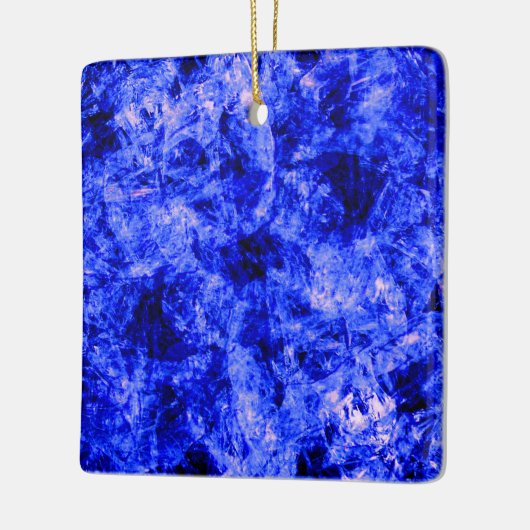 Kristalliseerd door Kenneth Yoncich Keramisch Ornament (Links)