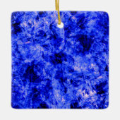 Kristalliseerd door Kenneth Yoncich Keramisch Ornament (Voorkant)