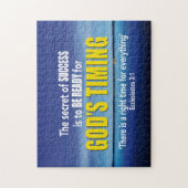 Kristalliseert 3:1 TIJD VOOR ALLES Christelijk Legpuzzel (Verticaal)