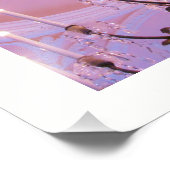 Kristalluchters op roze plafondplaat foto afdruk (Hoek)