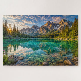 Kristalmeer Reflectie Puzzel