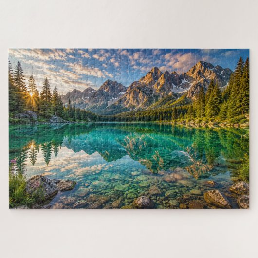 Kristalmeer Reflectie Puzzel (Horizontaal)