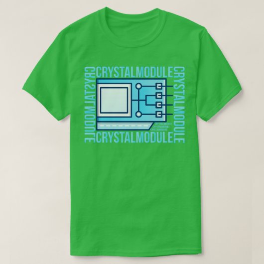 kristalmodule t-shirt (Design voorkant)