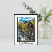 kristalmolen briefkaart (Staand voorkant)