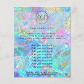 kristalopal FAUX-holograafbrochure Flyer (Voorkant)