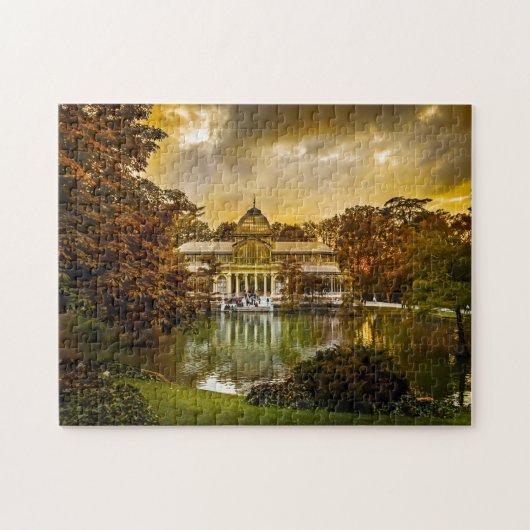 Kristalpaleis Madrid. Legpuzzel (Horizontaal)