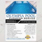 Kristalpool, Adverteren voor het reinigen van zwem Flyer (Voorkant)