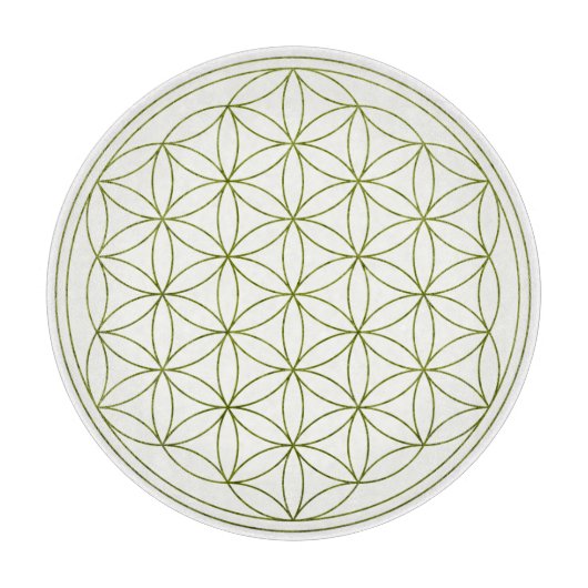 Kristalraster voor de vloerklep (V-sprout) Snijplank (Voorkant)