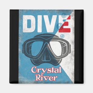 Kristalrivier scuba duikmasker magneet