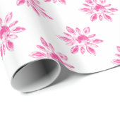 Kristalroze druppelpapier cadeaupapier (Rol Hoek)