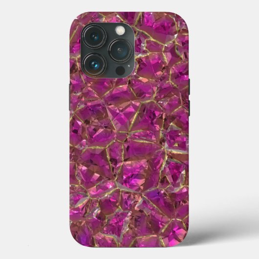 Kristalroze en goud Case-Mate iPhone case (Achterkant)
