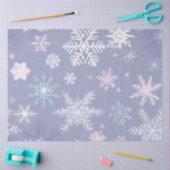 kristalsneeuwvlokken, tissuepapier (Craft)