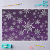 kristalsneeuwvlokken, tissuepapier (Craft)