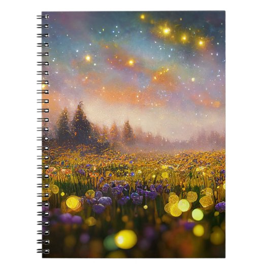 Kristalvelden en Notitieboek van de sterrievliegtu (Voorkant)