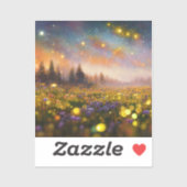 Kristalvelden en roestbakken sticker (Vel)