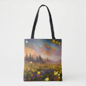 Kristalvelden en roestbakken tote bag (Voorkant)