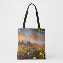 Kristalvelden en roestbakken tote bag