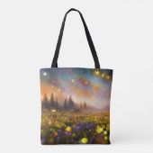 Kristalvelden en roestbakken tote bag (Achterkant)