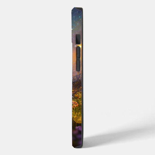 Kristalvelden in een Golden Sunset Hoesje-Mate iPh Case-Mate iPhone Case (Achterkant / Links)