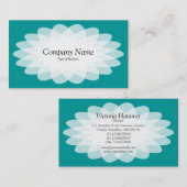 Kristalventilator - Turquoise Visitekaartje (Voorkant / Achterkant)