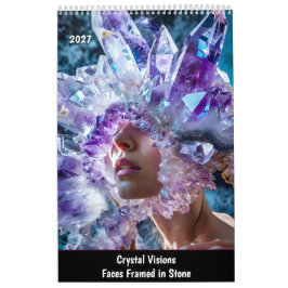 Kristalvisies – Gezichten Gevat in Steen Kalender