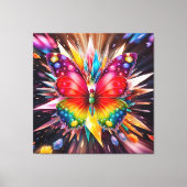 Kristalvlinder Canvas Afdruk (Voorkant)
