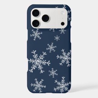 Kristalvlokken blauwe iPhone Hoes