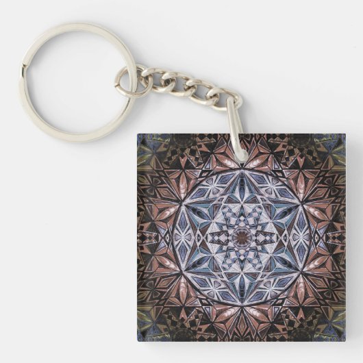 Kristalvormen Sleutelhanger (voorkant)