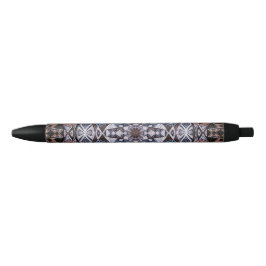 Kristalvormen Zwarte Inkt Pen