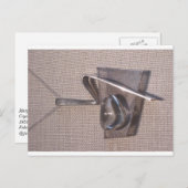 Kristalvormig staal briefkaart (Voorkant / Achterkant)