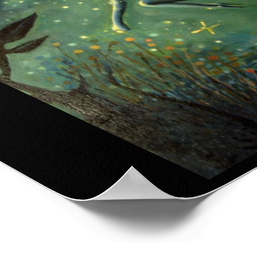 Kristalwater Sprite — Zuivelafdruk Poster (Hoek)