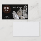 Kristalwinkel - Kwartz kristallen Visitekaartje (Voorkant / Achterkant)