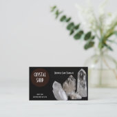 Kristalwinkel - Kwartz kristallen Visitekaartje (Staand voorkant)