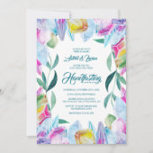 Kristalwitch-Pareltjes en lederen regenbooghandfas Kaart (Voorkant)