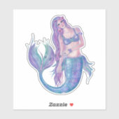 Kristalzeemeermin-stickers van Renee Sticker (Vel)