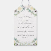 Kristen Christelijk Wedding Cookie Favors Cadeaulabel (Voorkant)