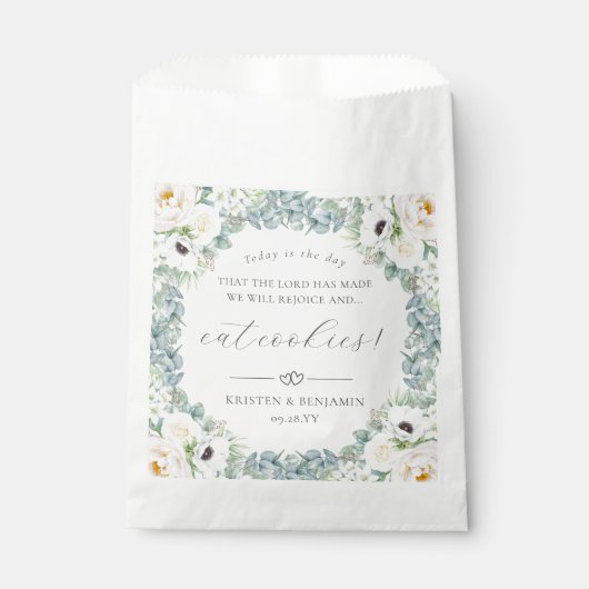 Kristen Christelijk Wedding Favors Bible Verse Bedankzakje (Voorkant)