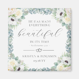 Kristen Christelijk Wedding Favors Bible Verse Magneet