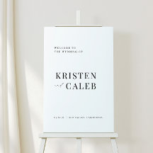 KRISTEN Minimalistische Trouwbegroeting