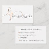 Kristen Pompeo Visitekaartje (Voorkant / Achterkant)